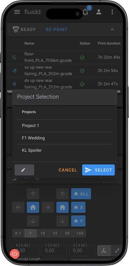 ProjectaLogs on mobile
